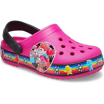 Crocs Fun Lab Trolls 2 Band Clog Ruzove - Detske Dreváky